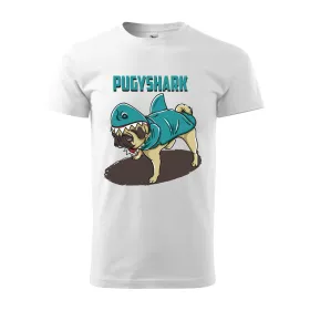Pánské tričko s mopsem Puggyshark