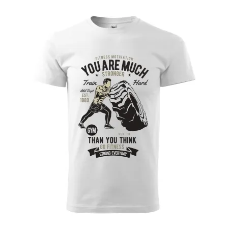 Pánské tričko fitness motivation