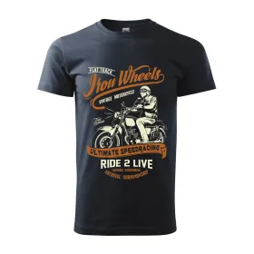 Pánské motorkářské tričko Iron Wheels