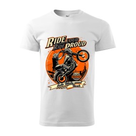 Pánské motorkářské tričko Ride proud
