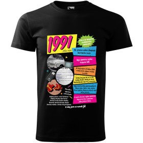 Pánské tričko k narozeninám 1991