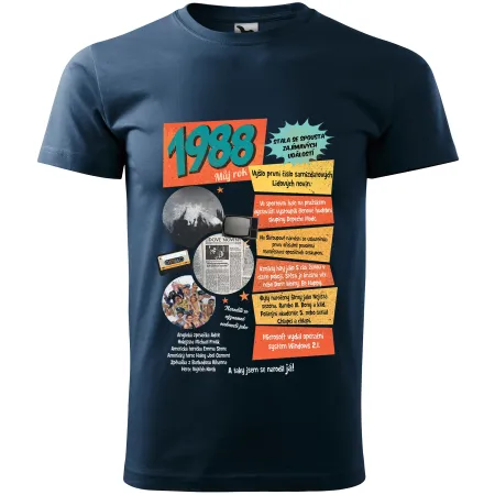 Pánské tričko k narozeninám 1988