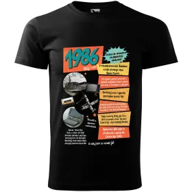 Pánské tričko k narozeninám 1986