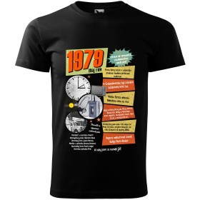 Pánské tričko k narozeninám 1979