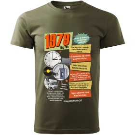 Pánské tričko k narozeninám 1979