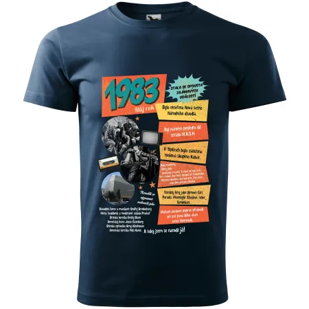 Pánské tričko k narozeninám 1983
