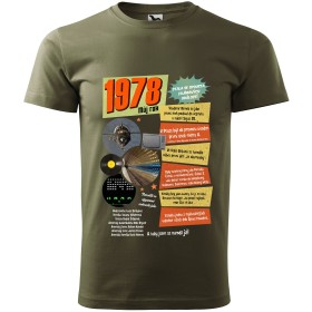 Pánské tričko k narozeninám 1978
