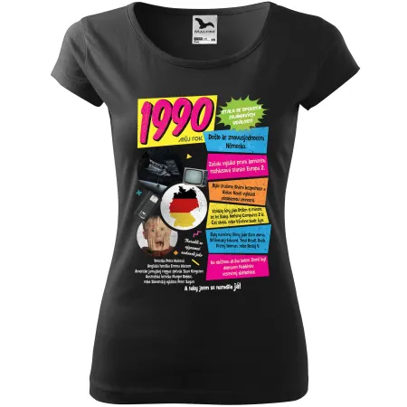 Dámské tričko k narozeninám 1990