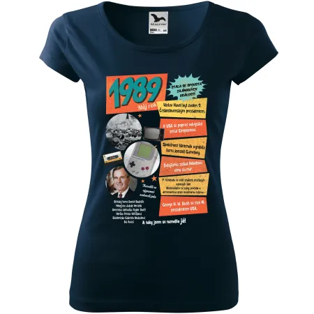 Dámské tričko k narozeninám 1989