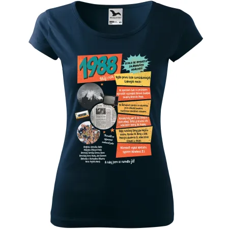 Dámské tričko k narozeninám 1988