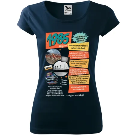 Dámské tričko k narozeninám 1985