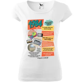 Dámské tričko k narozeninám 1984