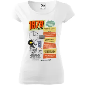 Dámské tričko k narozeninám 1979