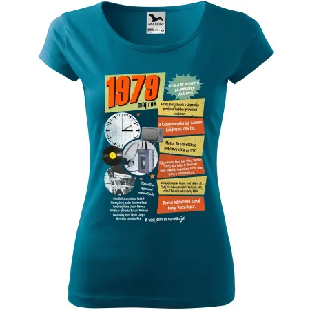 Dámské tričko k narozeninám 1979