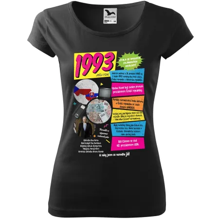 Dámské tričko k narozeninám 1993
