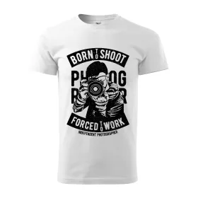 Pánské tričko Born to shoot