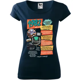 Dámské tričko k narozeninám 1982