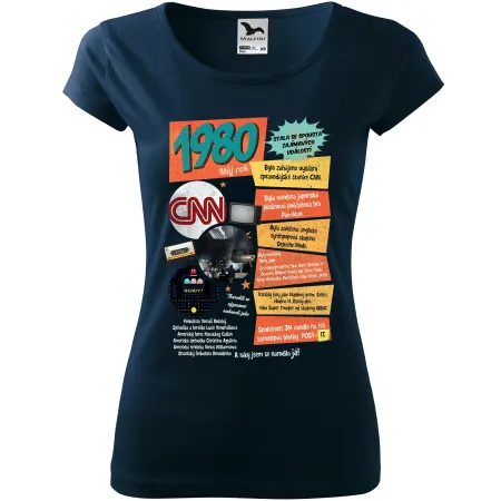 Dámské tričko k narozeninám 1980