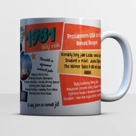Hrnek k narozeninám 1981