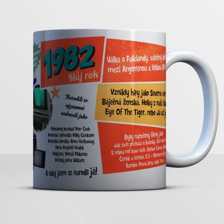 Hrnek k narozeninám 1982