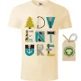 Pánské tričko Adventure typo - GOTS