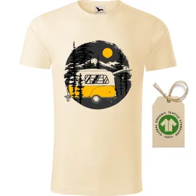 Pánské tričko Camper van - GOTS