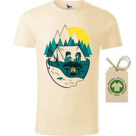 Pánské tričko Camping love - GOTS