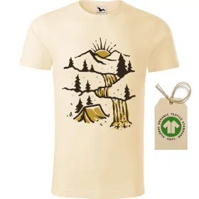 Pánské tričko Hidden paradise - GOTS