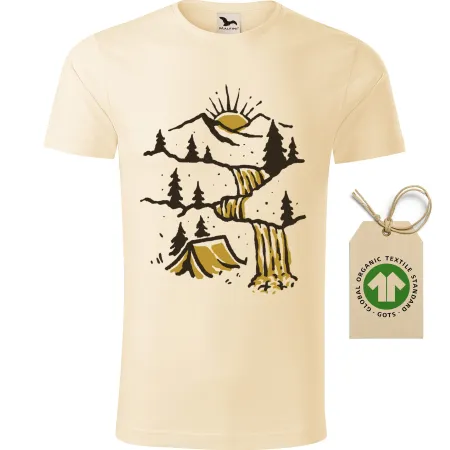 Pánské tričko Hidden paradise - GOTS