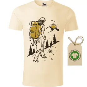 Pánské tričko Hike addiction - GOTS