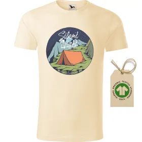 Pánské tričko Night camp - GOTS