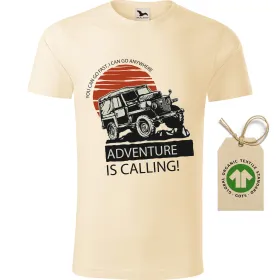 Pánské tričko Offroad adventure - GOTS