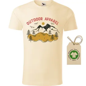 Pánské tričko Outdoor apparel - GOTS