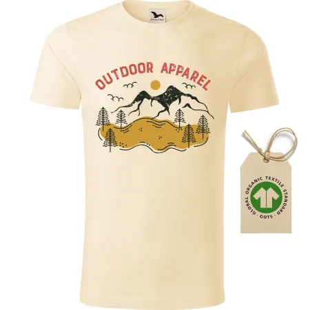 Pánské tričko Outdoor apparel - GOTS