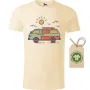 Pánské tričko Retro travel van - GOTS