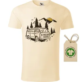 Pánské tričko Wanderlust - GOTS