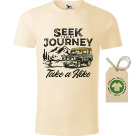 Pánské tričko Seek the journey - GOTS