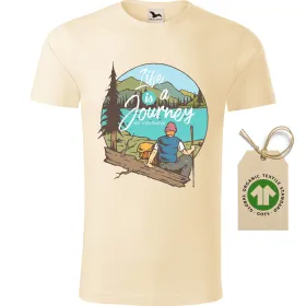 Pánské tričko The journey - GOTS