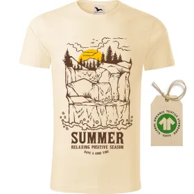 Pánské tričko Waterfall - GOTS