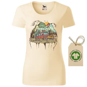 Dámské tričko Adventure - GOTS