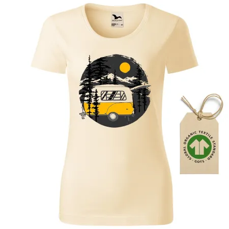 Dámské tričko Camper van - GOTS