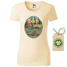 Dámské tričko Camp fire - GOTS
