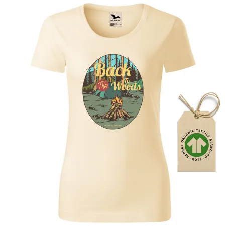 Dámské tričko Camp fire - GOTS