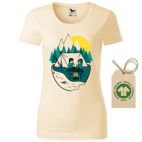 Dámské tričko Camp love - GOTS