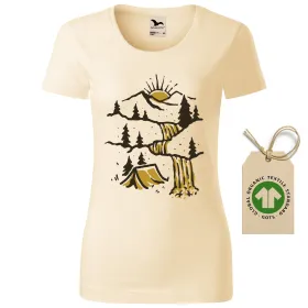 Dámské tričko Hidden paradise - GOTS