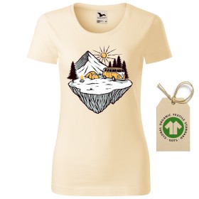 Dámské tričko Natural camp - GOTS