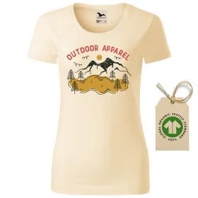 Dámské tričko Outdoor apparel - GOTS
