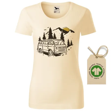 Dámské tričko Wanderlust - GOTS