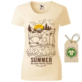 Dámské tričko Waterfall - GOTS