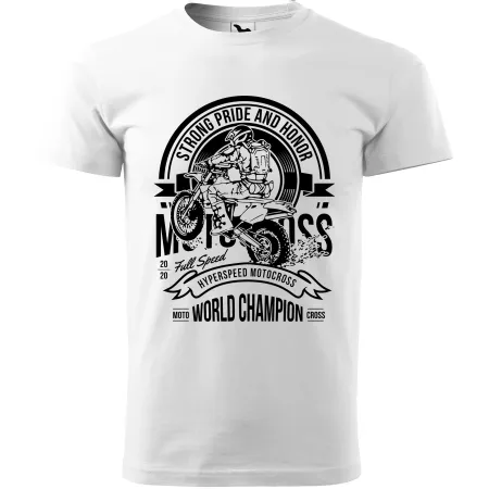 Pánské tričko Strong, pride and honor Motocross